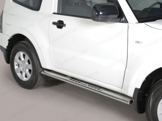 Mitsubishi Shogun / Pajero SWB 15 Onwards Stainless Steel Side Bars