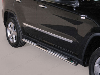 Jeep Grand Cherokee 2011-2021 Stainless Steel Side Bars with Steps