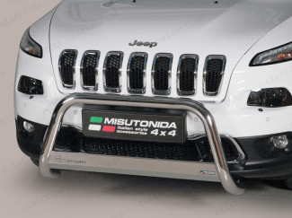 Jeep Cherokee 2014 On Stainless Steel 63mm Front Bull Bar