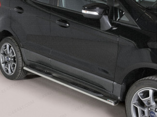 Ford EcoSport 2014- Stainless Steel Side Bars with Black Steps