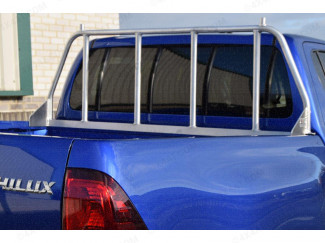 Alloy Ladder Rack Window Guard For The Toyota Hilux 2016 Onwards