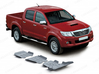 4mm Alloy Under Body Protection Kit For Toyota Hilux MK6-7 2005 On