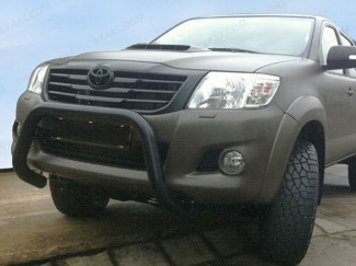 Toyota Hilux 2012-2016 Black Powder Coated A-Frame Bull Bar