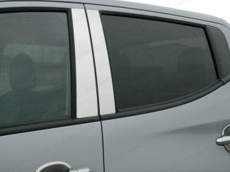 Stainless steel door pillar trims for Mitsubishi L200
