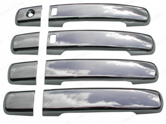 Nissan Qashqai 2010-2013 Chrome Door Handle Covers for Keyless Entry