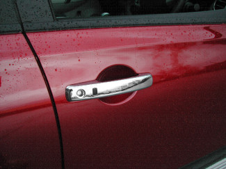 Nissan Qashqai Stainless Steel Door Handle Cover Set For Keyless Entry