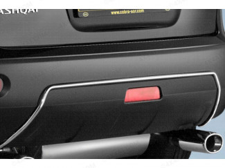 Nissan Qashqai 2007-2013 Chrome Rear Bumper Trim