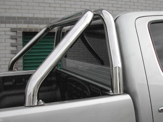 Toyota Hilux 2005 On Single Stainless Steel Hoop Sports Bar