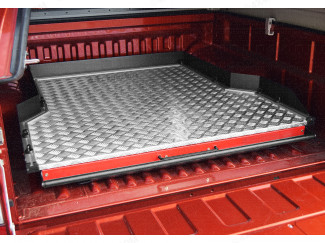 Isuzu D-Max Heavy Duty Wide Chequer Plate Deck Bed Slide