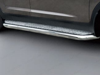 Kia Sportage 2010-2016 70mm Stainless Steel Side Steps