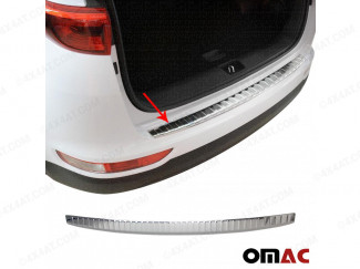 Kia Sportage 2016 On Stainless Steel Rear Bumper Sill Cover