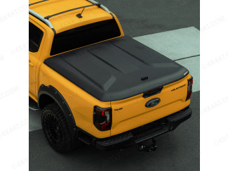 Ford Ranger 2019 On Aeroklas Speed Tonneau Cover in Black