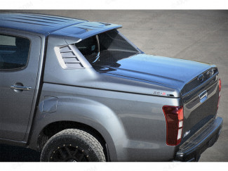 White Alpha SC-Z sports tonneau cover fitted to an Isuzu D-Max