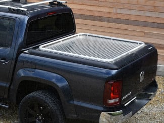 Mountain Top Aluminium Chequer Plate Tonneau Cover, VW Amarok