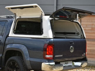 VW Amarok ProTop Canopy Gullwing Side Access Doors Open