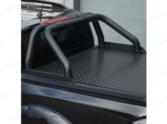 Black Roll Bar Option For Nissan Navara Protop Chequer Plate Lid 