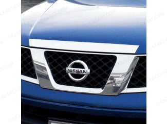 Nissan Navara D40 2005-2010 Chrome Bonnet Trim