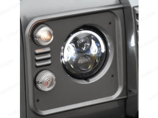 Defender 90/110 Black LED Headlights - RHD