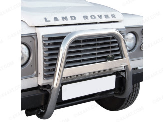 Landrover Defender 90/110 Front Bar – Stainless Steel Bull Bar