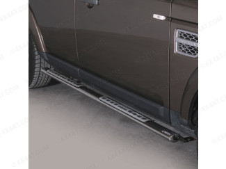 Land Rover Discovery 2009-2016 Stainless Steel Side Bars with Steps
