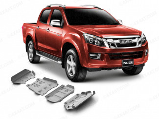 Isuzu D-Max 2012 On 4mm Alloy Under Body Protection Kit