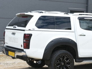 Alpha GSE Truck Top canopy fitted to an Isuzu Dmax double cab