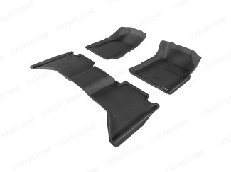 Tray style tailored floor mats for Isuzu Dmax 2012