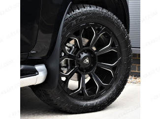 New Isuzu D-Max 2021 Predator Coyote Alloy Wheels Gloss Black 