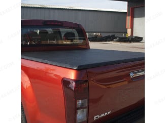 Tri folding soft tonneau cover for Isuzu Dmax double cab