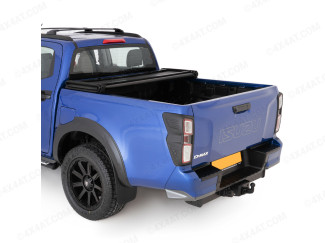 Tri folding soft tonneau cover for Isuzu Dmax double cab