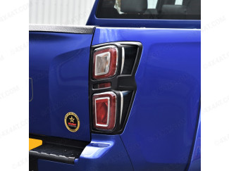 Black headlamp surround fitted to an Isuzu Dmax