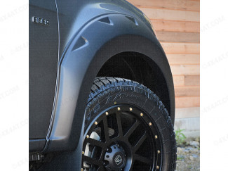 Isuzu D-Max Double Cab 2017 On Wheel Arch Kit In Matte Black