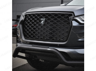 Isuzu D-Max 2021 on Front Upper Mesh Grille Matt Black