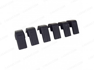 Set of 6 Plastic Grey Covers for Carryboy Clamps