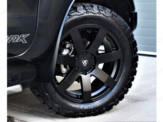 20x9 Hawke Summit Black Finish Alloy Wheels 6-139 for Ford Ranger 2019 On Facelift