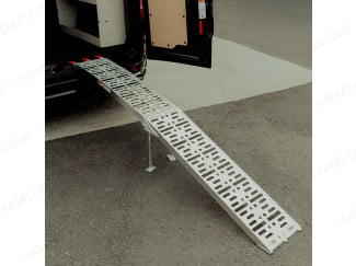 Heavy Duty Aluminium Loading Ramps - Pair - For ATV & Garden Machinery