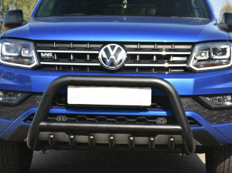 VW Amarok 2017 Onwards A Bar With Cross Bar And Axle Bar In Black