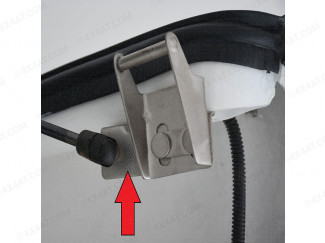 Carryboy replacement rear door strut bracket