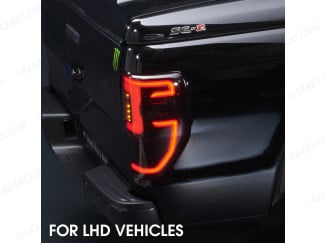 Ford Ranger 2019 On - Dynamic LED Tail Lights for Left hand Drive Vehicles