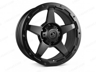 18 x 8 inch Eiger Matt Black Alloy Wheel  6-139 ET20 106CB