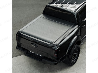 VW Amarok 2011 onwards Black Electric Roll Top Tonneau Cover