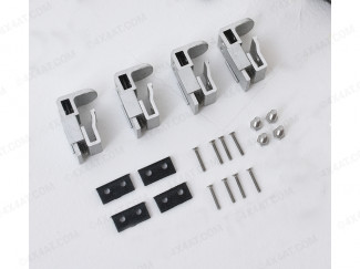 Ford Ranger 2012 on Alpha Truck Top Canopy Clamp Set (4 pieces) for GSE / CME / CMX / SCR / SCZ