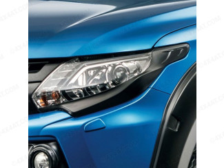 Fiat Fullback 2016 Onwards Head Light Garnish in Black