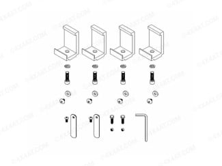 Roll-N-Lock Hardware Kit 126M for Ford Ranger 1999-2012