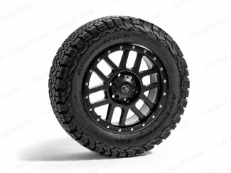 Hawke Dakar 18 inch alloy wheel with B F Goodrich all terrain tyre