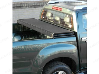 Toyota Hilux 2005 On Without Ladder Rack Heavy Duty Alloy Tri-Folding Pick-up Tonneau