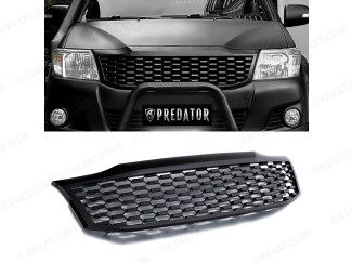 Toyota Hilux MK6 2005-15 Front Upper Mesh Grille Gloss Black