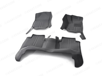 Toyota Hilux 2016- DC Automatic transmission Ulti-Mat Tray Style Custom Floor Mats