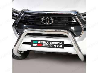 76mm A-Frame Front Bar For Toyota Hilux 2021 On