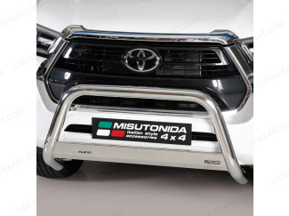63mm A-Frame Front Bar For Toyota Hilux 2021 On